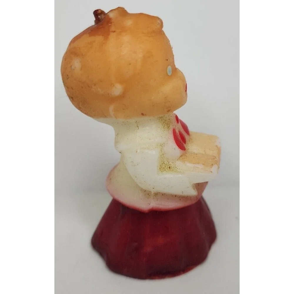 Vintage Gurley‎ Caroler Girl Candle 2.75